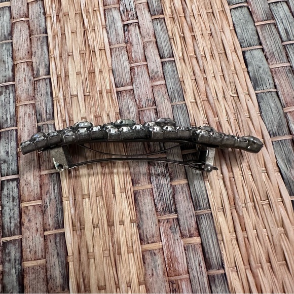 Vintage Rhinestone Made in France Barette - Picture 5 of 14